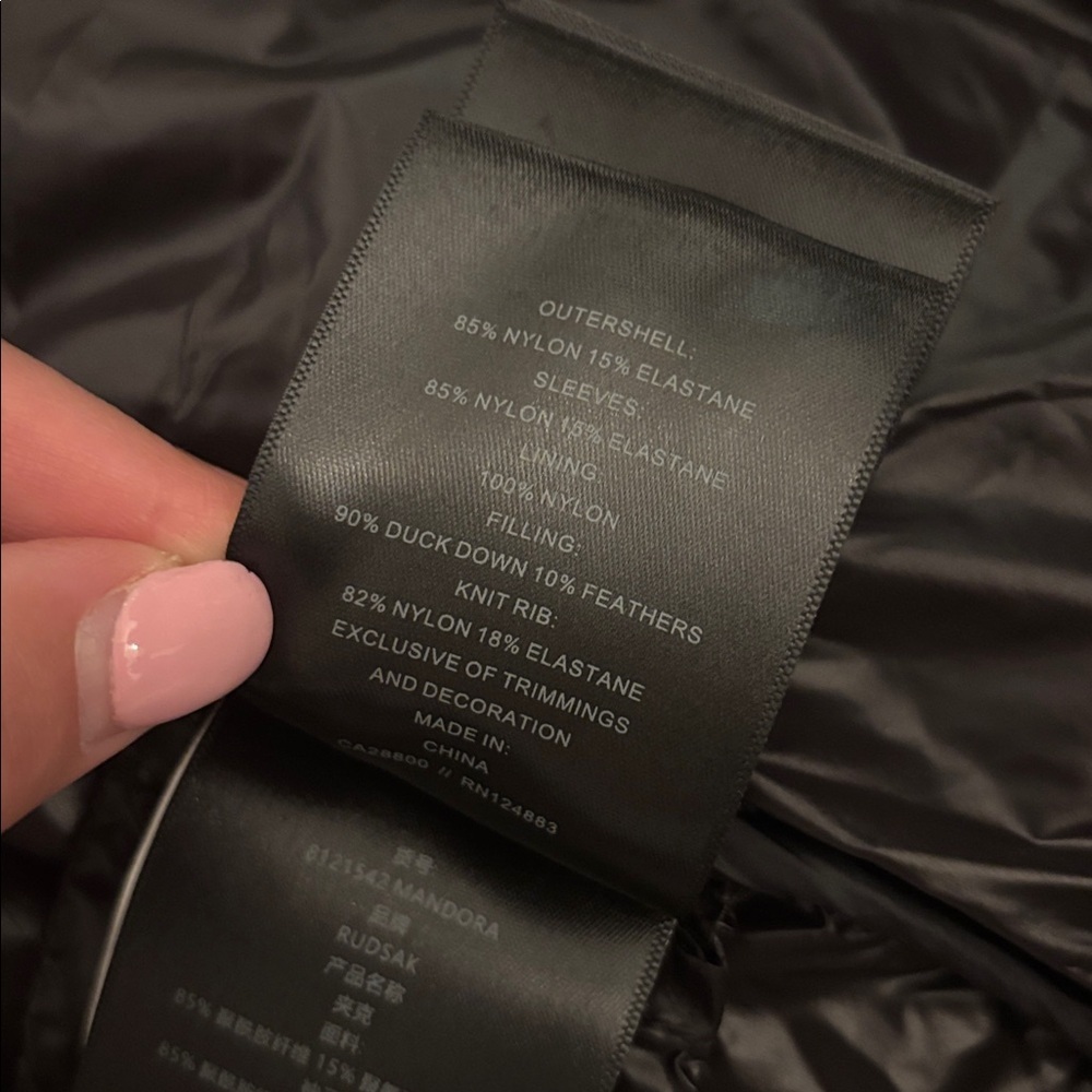 ◼️Rudsak Parka winter jacket color white, size Medium - Picture 11 of 12